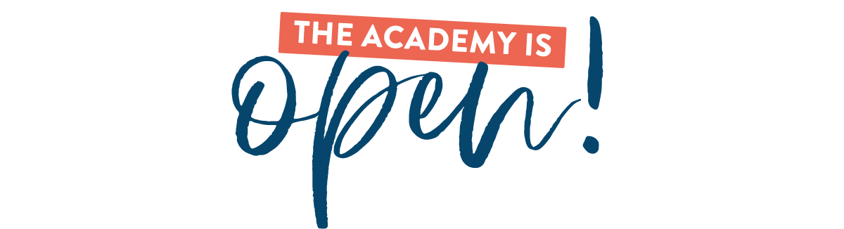 The Academy is open